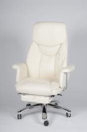 Кресло PARLAMENT IVORY кожа